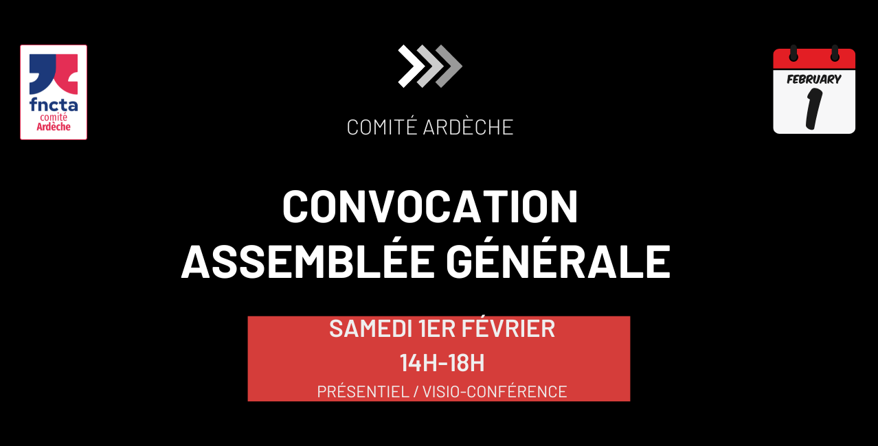 Assemblée Générale & Spectacle FNCTA Ardèche